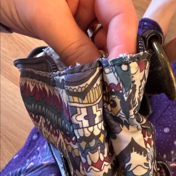 EUC Sakroots Eco Twill Multicolor Patterned crossbody Bag - Picture 12 of 14